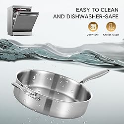 LOLYKITCH Whole Body Tri-Ply Stainless Steel 5.5 QT