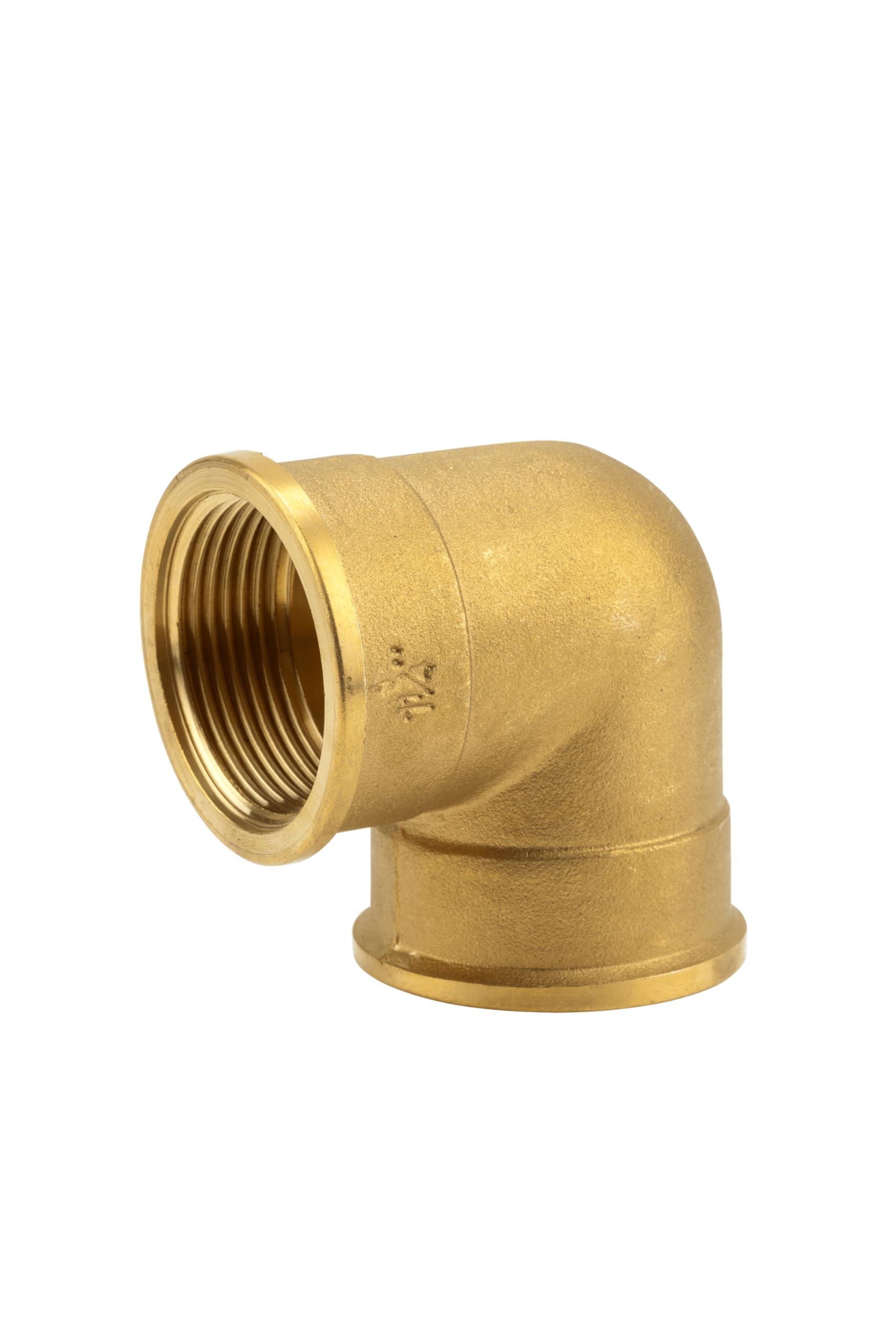 GARDENA Brass angle with internal Thread: Elbow with 42 mm (1 1/4 ") - Thread, For changing The direction Of tubes or Hoses (7282-20)