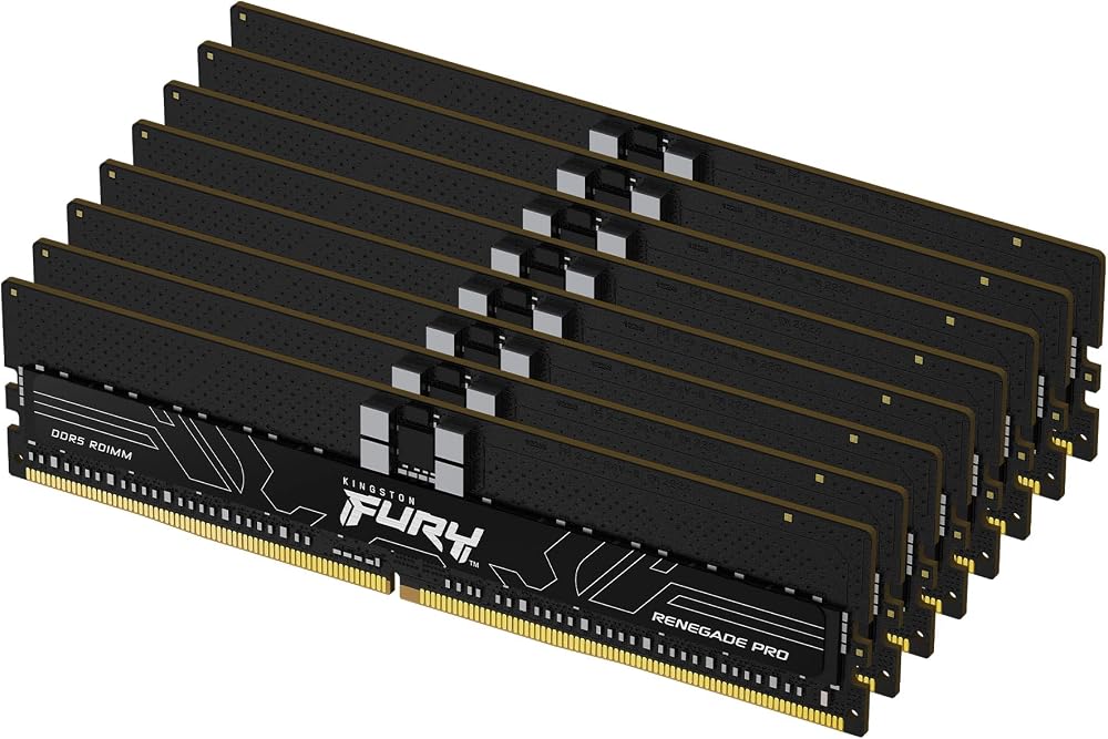 Kingston FURY Renegade Pro DDR5 256GB 6400MT/s ECC Reg CL32 Desktop Memory Kit 8