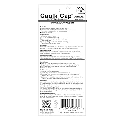 Caulk Cap CCY-2, Reusable Caulk Tube Sealers with
