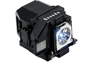 Qexudu ELP-LP96 /V13H010L96 Replacement Projector Lamp Bulb with Housing for Epson VS250 VS355 VS350 EX5260 EH-TW650 EB-S41 P