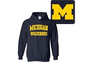UGP Campus Apparel NCAA Front and Back Print, Team Color Hoodie, College, University