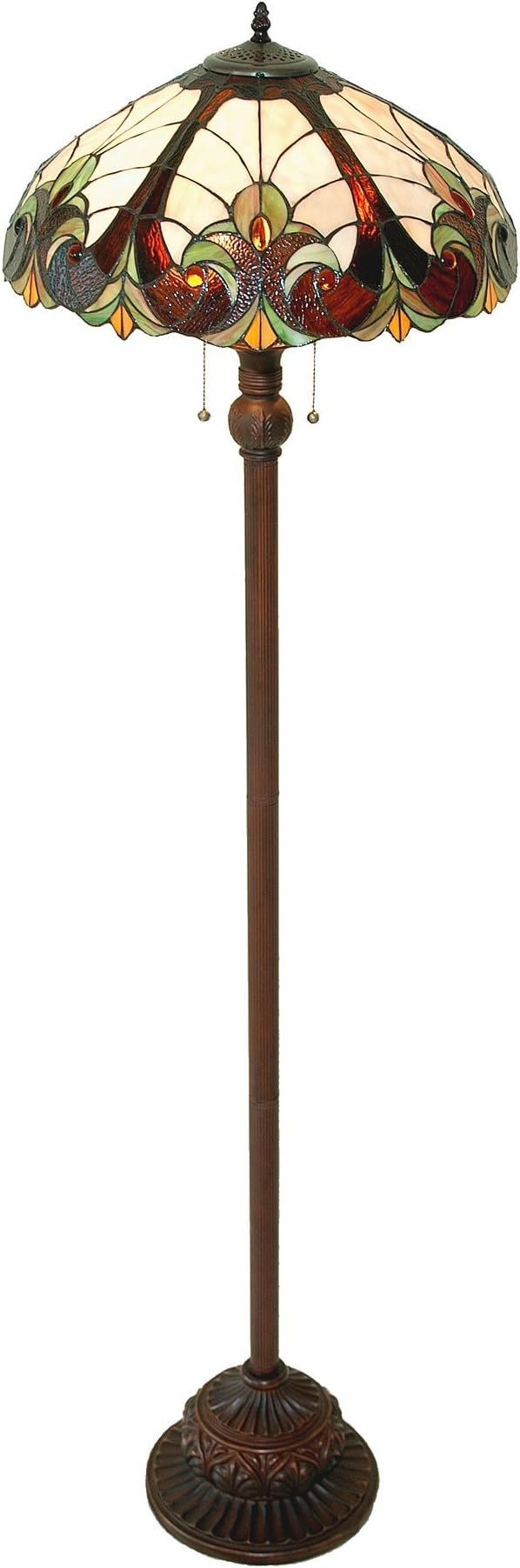 Chloe Lighting CH18780FL 2 Light Victorian Floor Lamp