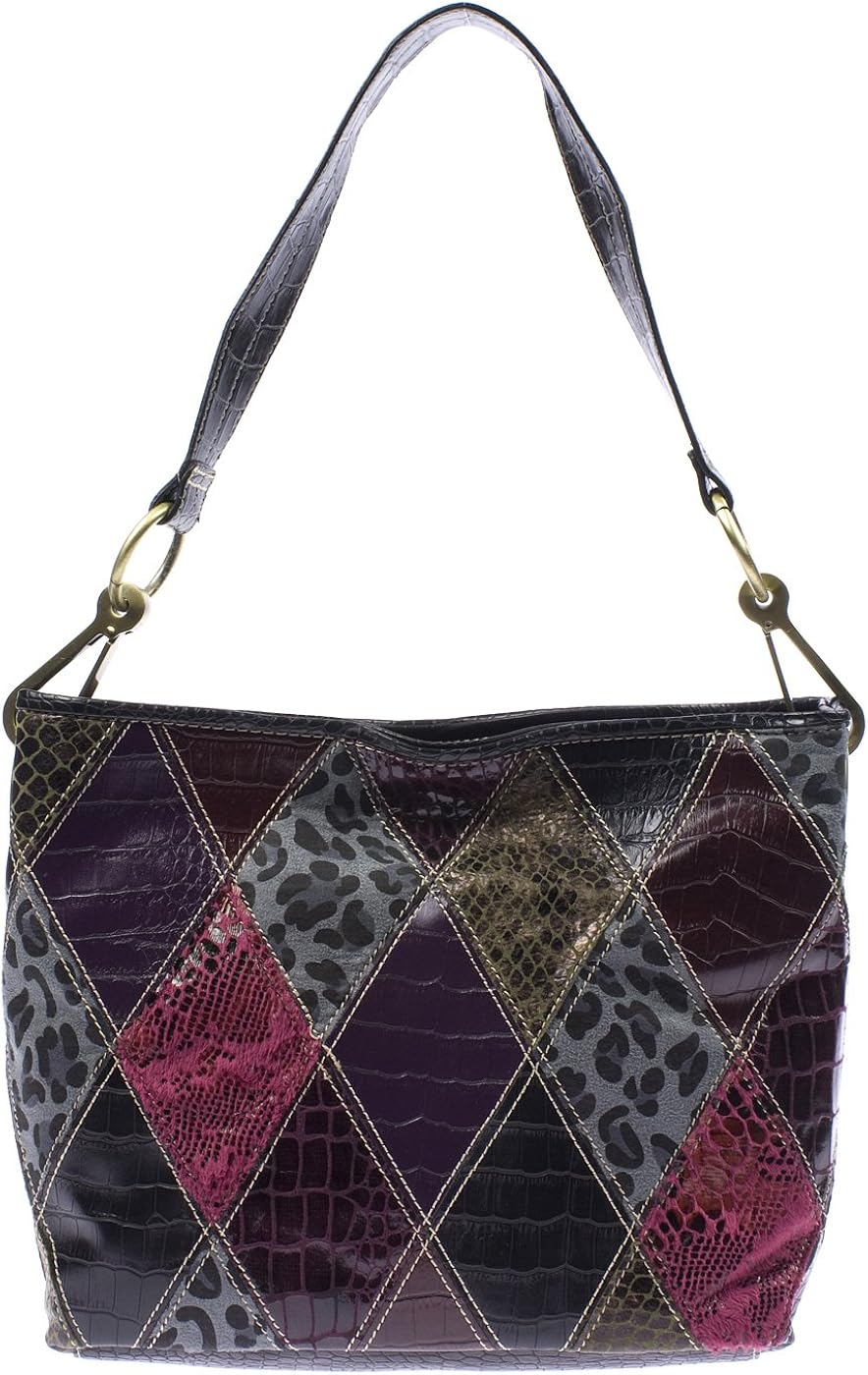 Bueno Collection Shoulder Bag Onesize Multicolored, Black, Dark Purple