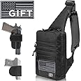 TECEUM Tactical Compact Sling Bag – CCW for Everyday – 10+ Styles – Shoulder Crossbody Bag for Concealed Carry of Handgun