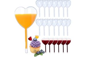 Cupcake Pipettes 150pcs Heart Pipettes, 4ml Ddroppers Clear Plastic Pipettes for Cupcakes Chocolate Strawberries Ice Cream, S