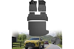 TTX LIGHTING Original 2024 2025 Trax Floor Mats & Cargo Liner for Chevy Trax All Models - Custom Fit Trunk Mat - All Weather Car Mats for Chevrolet Trax 2024 2025 Accessories 1st & 2rd Row Mat