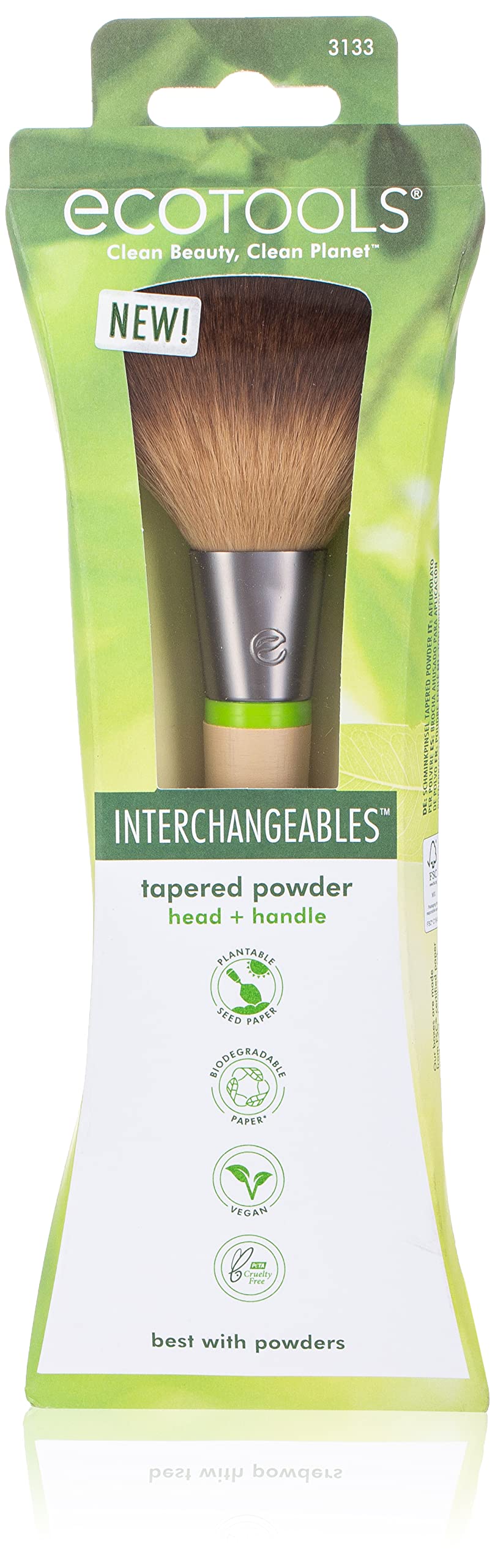 Tapered Powder - Intercambiables: Cabezal Para Colour Brocha with Mango Ecotools