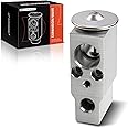 A-Premium A/C Expansion Valve Compatible with Nissan Frontier 2005-2019, Pathfinder 2005-2012, Titan Armada Xterra, Quest & INFINITI QX56, Front Side
