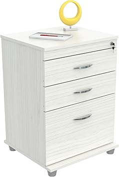 Amazon Com Inval Locking File Cabinet Laricina White Furniture Decor