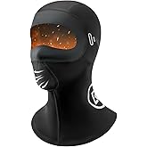 ROCKBROS Balaclava Ski Mask, Thermal Full Face Mask for Winter, Face Cover Under Helmet Wear for Men Women, Windproof Head Mask, Neck Warmer for Cycling, Motorcycle, Skiing Black