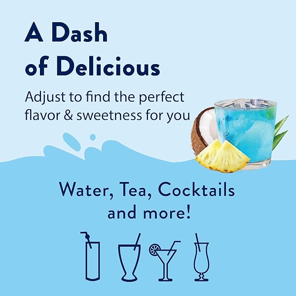 JORDAN’S SKINNY MIXES SUGAR FREE SYRUP, MERMAID FLAVOR, FRUIT FLAVORED WATER ENHANCER, DRINK MIX FOR ICE TEA, LEMONADE & MORE, ZERO CALORIE FLAVORING, KETO FRIENDLY, 25.4 FL OZ, 1 PACK
