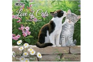 Lang Companies, Love of Cats 2026 Wall Calendar by Persis Clayton Weirs, 13.4'' X 12'', 12-Month Calendar with Stapled Bindin