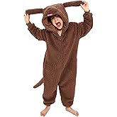 Loiahoer Kids & Teens Poodle Dog Onesie Costume Puppy Dog Halloween Costume Cosplay Costume