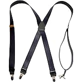 Hold-Up Suspender Company Formal Series Suspenders for Men in Tuxedo XS Style with USA Patented No-Slip Clips
