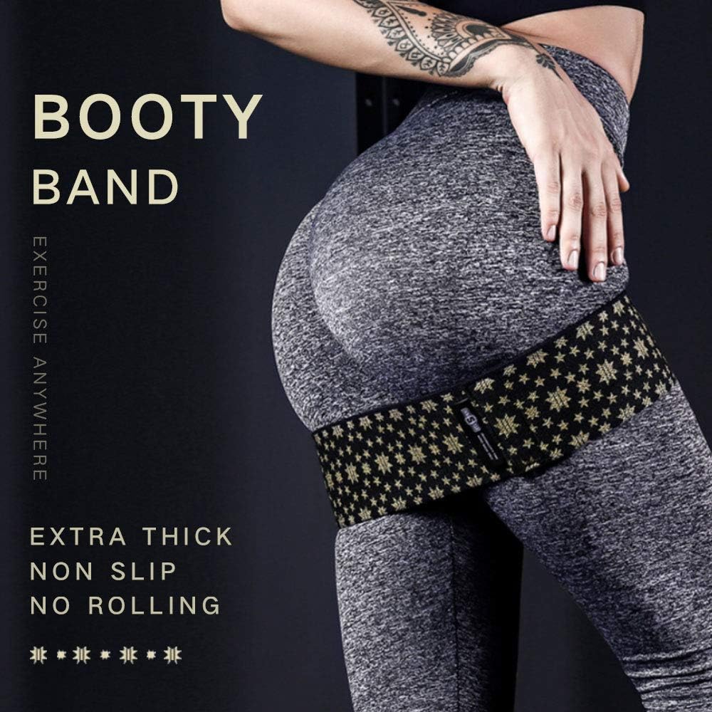 INNSTAR Booty Resistance Band Glute Cord System Cable Machine for Hip Home Workout Cable Kickbacks with Instructions & Carry Bag