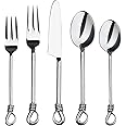 Gourmet Settings - 20-piece Silverware Set - Gala Collection - Polished Stainless Steel Flatware Sets - Service For 4 - Kitchen Cutlery Utensils Knife/Fork/Spoon - Dishwasher Safe