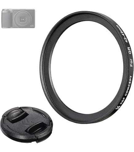 Kase Magnetic Adapter Ring For Ricoh GR IIIx Camera - 49mm Filter Compatibility