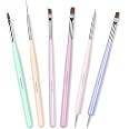 Beetles Nail Art Brushes Set Gel Polish Nail Art Design Pen Painting Tools with Nail Extension Gel Brush, Builder Nail Gel Br