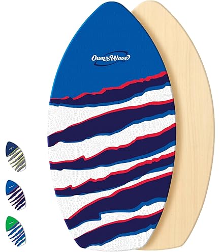 Sandfish Board Co. White Foam Traction Skimboard Cruiser 40