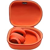 Headphone Headset Case Compatible with JBL, Beats, Sony, Soundcore Anker, Raycon, TOZO, SteelSeries, Logitech, Jabra, Bose, Audio-Technica, Sennheiser Headphones, Orange