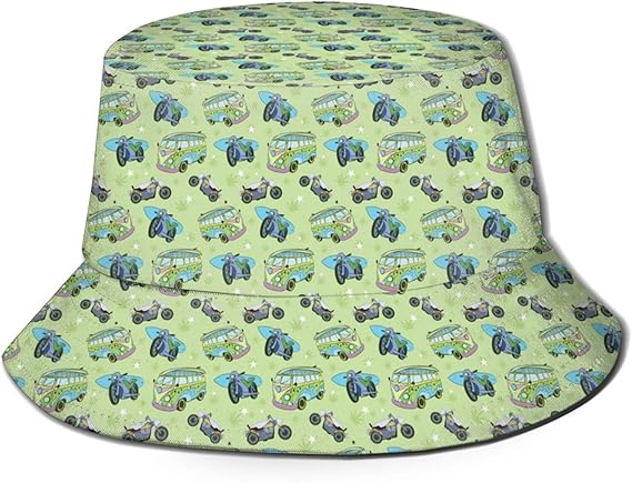 Amazon サーフボードヒッピーバスモーターサイクル キャップ 漁師帽 バケツハット つば広 ハット 日よけ帽子 晴雨兼用 ソフトハット 熱中症予防 キャップ おしゃれ 紫外線カット 折りたたみ帽子 防寒帽子 Uvカット レディース メンズ クラシックリングバケット