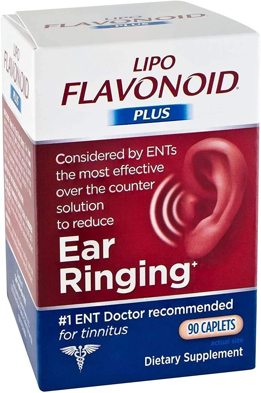 Lipo-Flavonoid Plus Inner Ear Health Caplets -90ct: Health & Personal Care