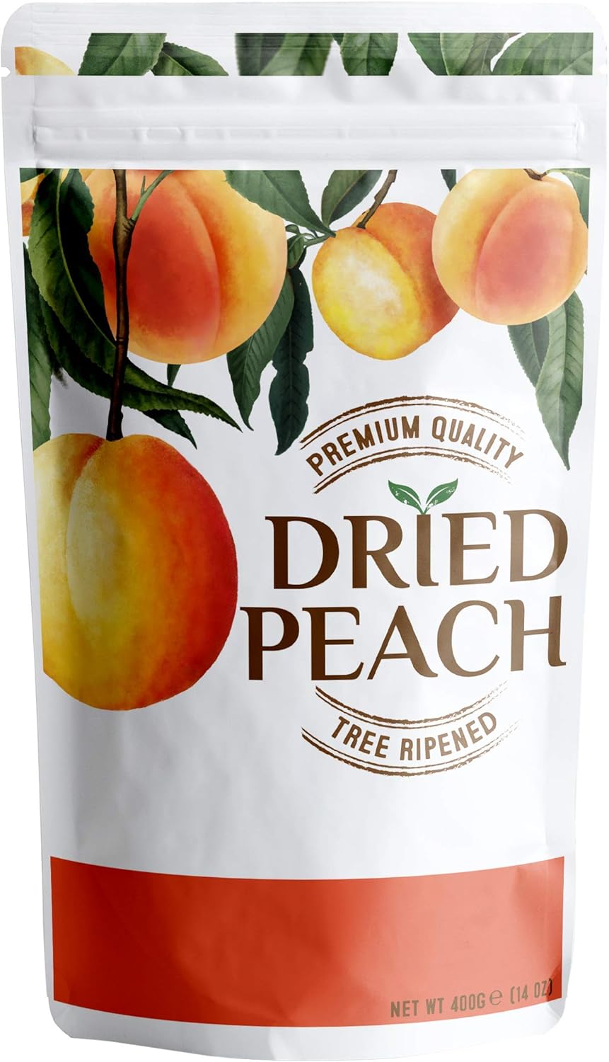 Dried Peach Premium Quality 400G Peeled Slices Sweet and Soft