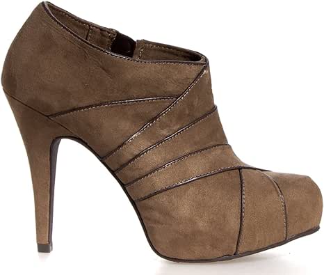 microfiber platform wedges