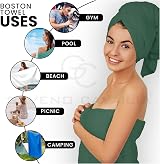 GC Gaveno Cavalia 8 Piece Egyptian Cotton Towel Set Green view 4