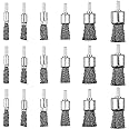 Mixiflor 18 Pack Wire End Brush Set, Wire Brush for Drill ,6 Sizes 0.012"Crimped Wire Wheel for Drill 1/4 Inch Shank, for Drill Attachment