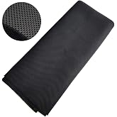 Speaker Grille Cloth Stereo Mesh Fabric, Black, 55x40 in (140x100 cm) | 3-Layer Functional Acoustic Fabric, Fully Sound-Permeable, Dustproof &amp; Stretchable, for Speaker &amp; Furniture Refurbishment
