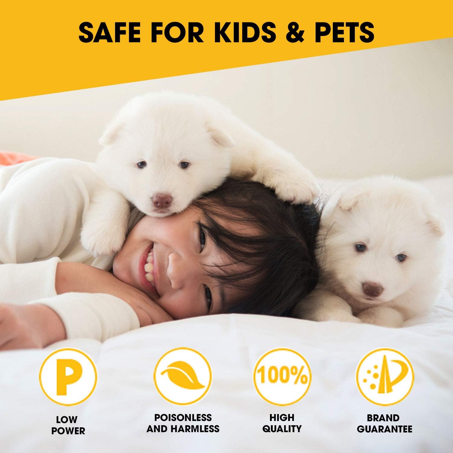 HAZKO Ultrasonic Pest Repellent - Ultrasound Pest Control for Spiders, Mosquitoes, Mice, Cockroaches, Rats, Bugs and Ants - Non-Toxic and Humane Insect Repellent (6 Packs): Garden & Outdoor