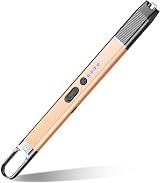 RONXS Lighter Electric Windproof Plasma Lighter Candle BBQ Camping Champagne