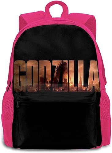 Amazon 双肩バッグ ゴジラ リュックサック 大容量 男女子高校生 バック 多機能 軽量 スクエアリュック シューズ バッグ