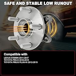 Pair 513287 Front Wheel Bearing Hub Assembly