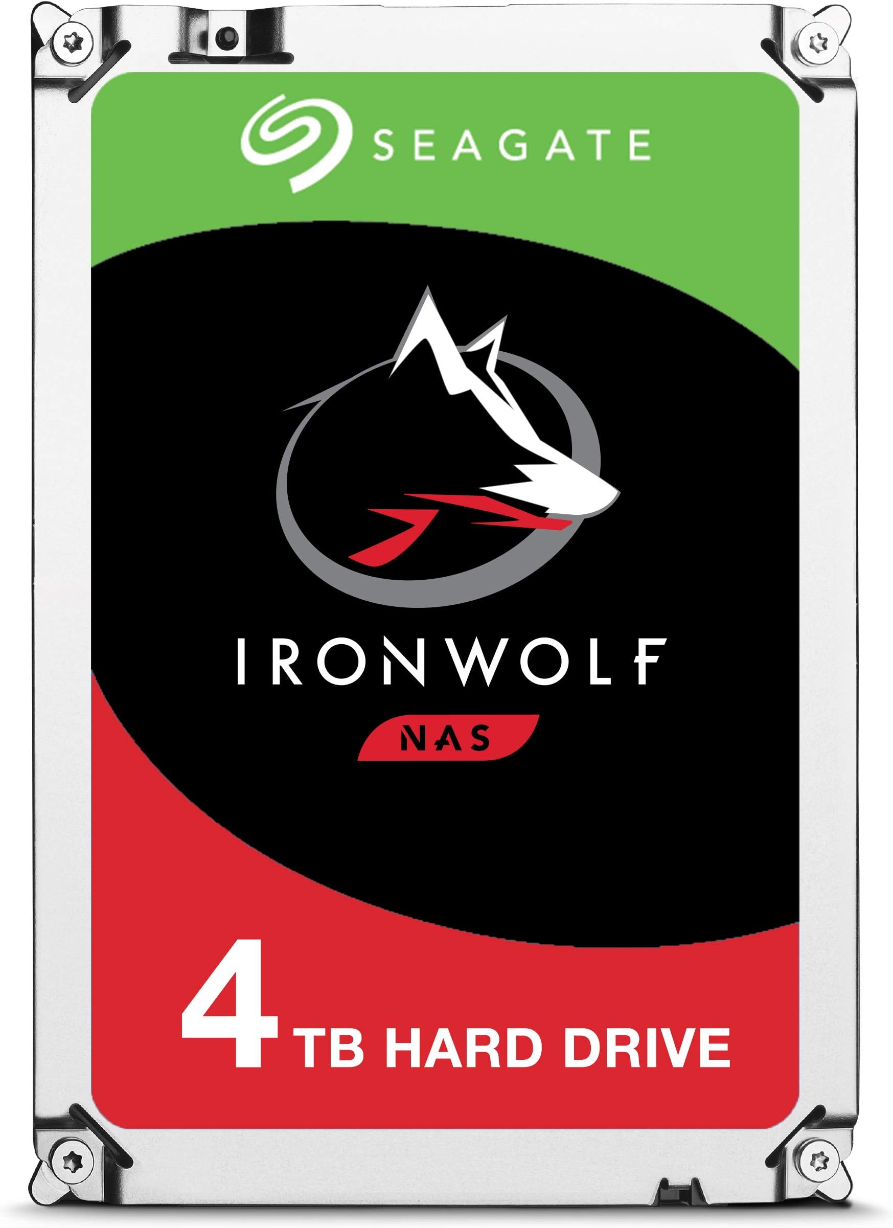 Seagate 3.5-Inch 4 TB IronWolf SATA III Hard Disk Drive - Silver