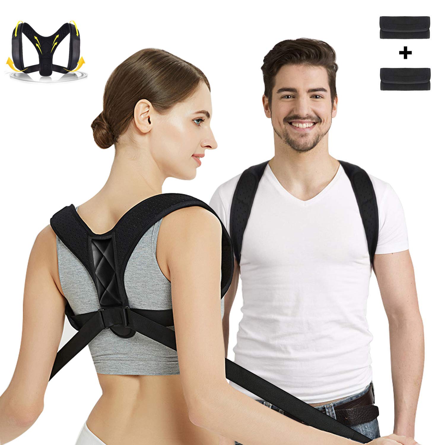 Mua 姿勢矯正ベルト 猫背 矯正 グッズ 背筋矯正ベルト 背筋矯正サポーター 着心地快適 通気性抜群 自然な補整 肩こり 解消グッズ 猫背矯正サポーター 猫背矯正ベルト 矯正 美姿勢サポーター 脱着簡単 子供 大人 男女兼用 Tren Amazon Nhật Chinh Hang 21 Fado