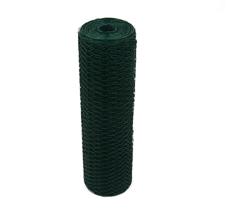 Sechseckgeflecht Grün Kaninchendraht Maschenweite 25mm (150cm, 50m)