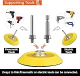 Tshya 3 inch Sanding Discs Sponge Blocks Variety Kit 80-3000 Grit 1/4" Shank view 4