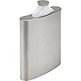 Vargo Titanium Funnel Flask | Integrated Silicone Funnel for Easy Refill | 8 Ounce (240 ml) Capacity | T-447