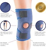 Neo G Open Patella Knee Support Brace for Arthritis ACL Meniscus Pain view 2