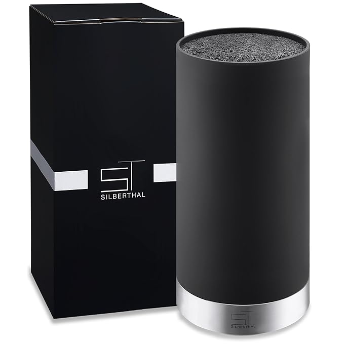 title=SILBERTHAL- ceppo per coltelli universale nero