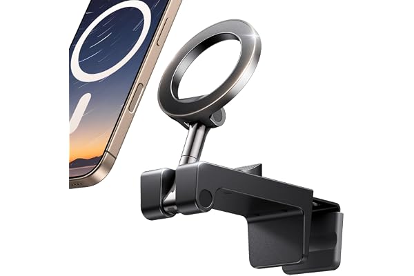 UGREEN Magnetic Airplane Phone Holder for Magsafe Accessories Hands-Free Plane Phone Holder Mount for Tray Table Portable Sta