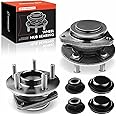 A-Premium 2 x Front Wheel Bearing and Hub Assembly with 5-Lug Compatible with Dodge Charger 2012-2022, Challenger 2012-2022, Chrysler 300 2012-2022, RWD Only