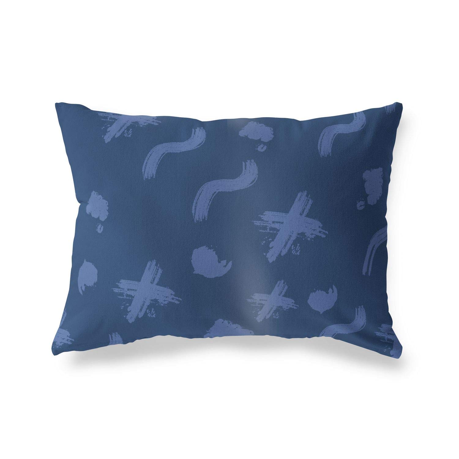 Bonamaison Decorative Cushion Cover Blue, Throw Pillow Covers, Home Decorative Pillowcases for Livingroom, Sofa, Bedroom, Size:35x50 Cm - Designed and Manufactured in Turkey