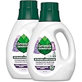 Seventh Generation Concentrated Laundry Detergent, Fresh Lavender scent, 40 oz, Pack of 2 (106 Loads)