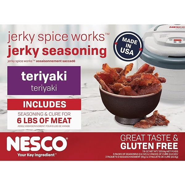 Amazon.com: Nesco BJH-3, Jerky Spice Works, Hot-N-Spicy Flavor