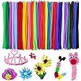 Caydo 324 Pieces Pipe Cleaners 27 Colors Chenille Stems for DIY Art Creative Christmas Crafts Decorations (6 mm x 12 Inch)