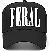 Feral Serif Vintage Trucker Hat | Premium Snapback Baseball Hat for Men & Women